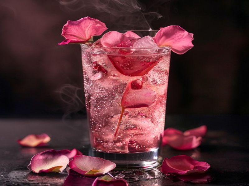 Rose Fizz Drink